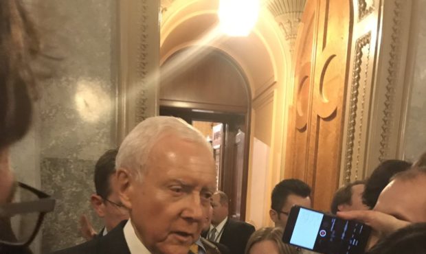 Picture tweeted by Senator Hatch's office...