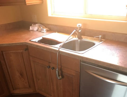 This photo, provided by the Styler family, shows some of the aftermath from vandalism-caused floodi...