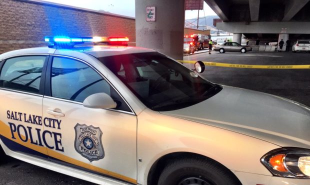 Police investigate under the 500 South viaduct. Photo courtesy Derek Petersen, KSL 5 photographer....