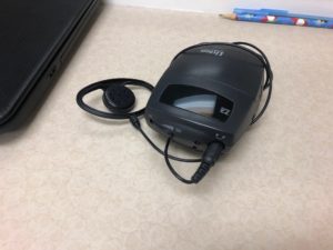 PCIT features an earpiece to connect parents to a therapist