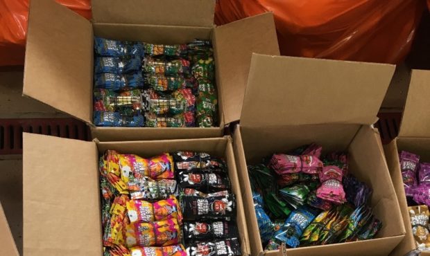 Thousands of confiscated marijuana products (Office of U.S. Attorney for Utah)...