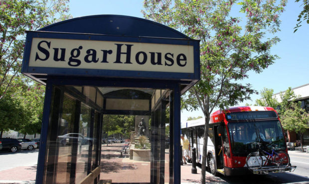 Sugar House bus stop...