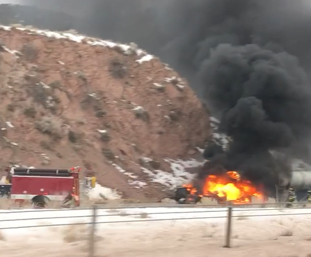 freeway fire...