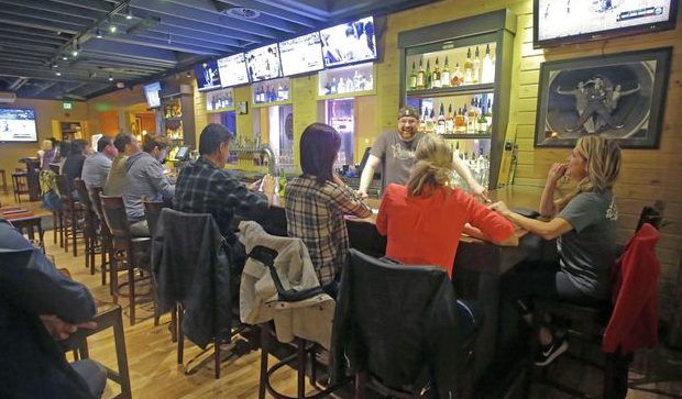 File photo Gracie's Bar and Restaurant in Salt Lake City, May 2, 2017. (AP Photo/Rick Bowmer)...