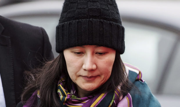FILE - In this Dec. 12, 2018, file photo, Huawei chief financial officer Meng Wanzhou arrives at a ...