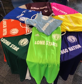 utah refugee soccer league soccer jerseys...