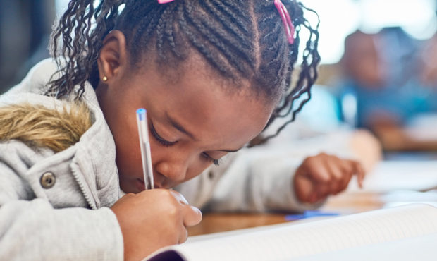 cursive writing education classroom student...
