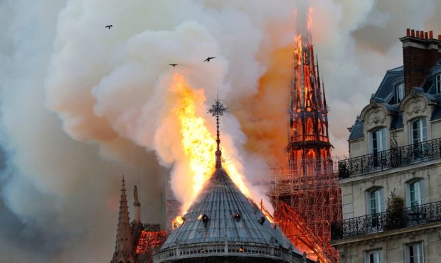 Notre Dame spire...