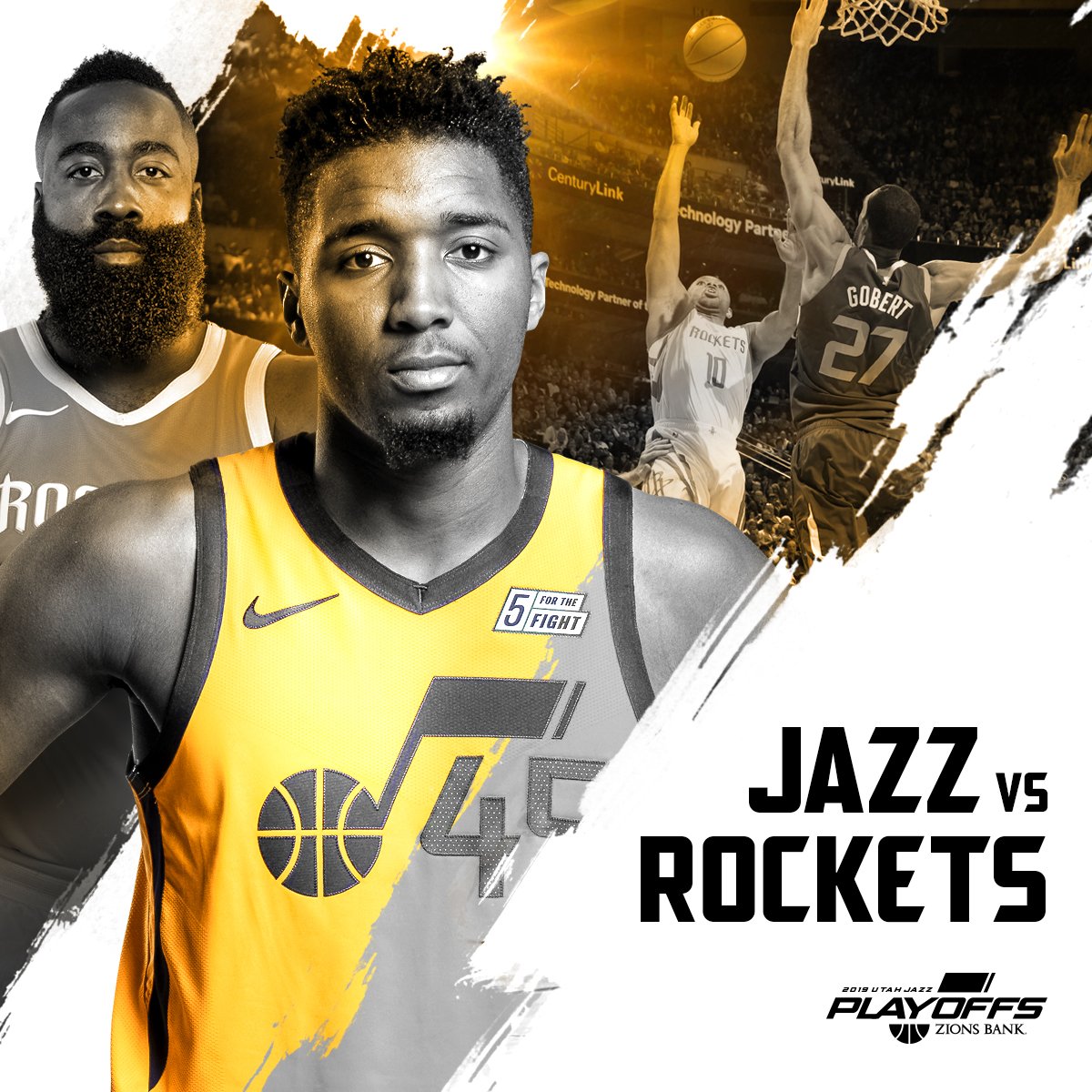 Jazz will face Rockets in first round of playoffs