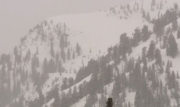 Santaquin Canyon snow...