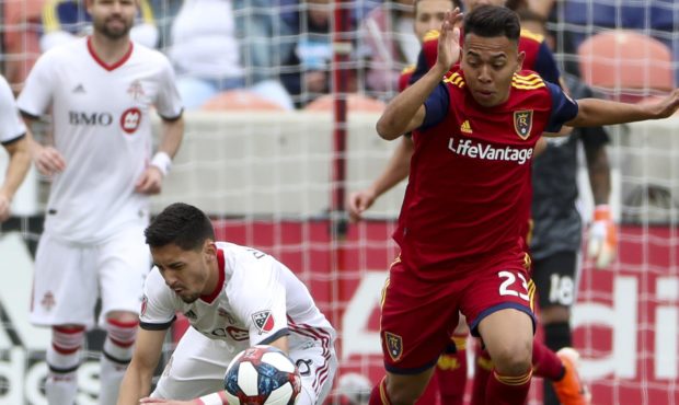Saucedo goal Real Salt Lake soccer...