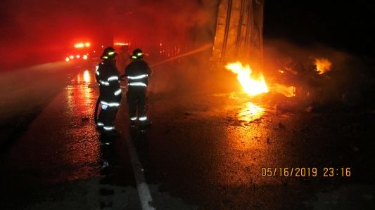 motorcycle crash highway 6...