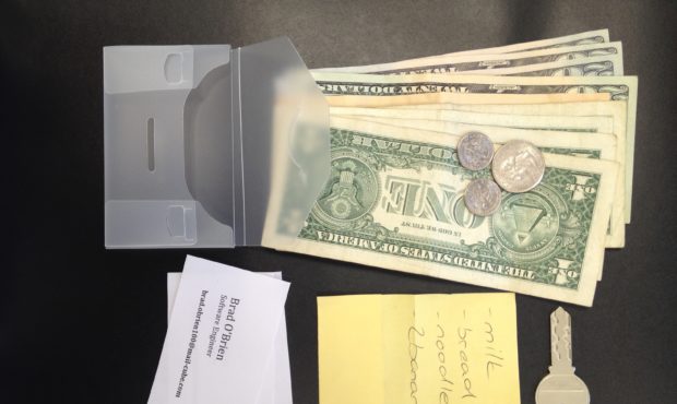 This undated photo provided by researchers in June 2019 shows an example of the contents of a trans...