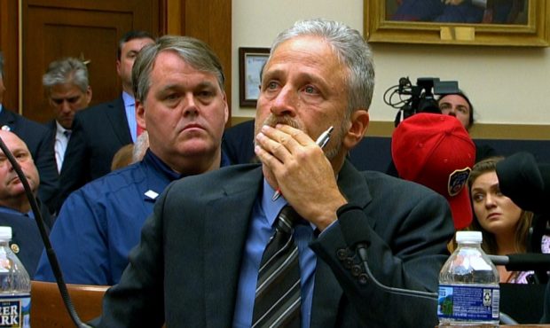 jon stewart 9/11 compensation...