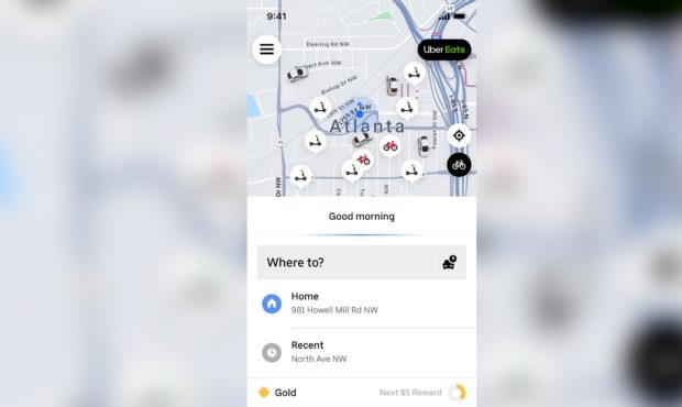 Uber ride share bikes scooters...