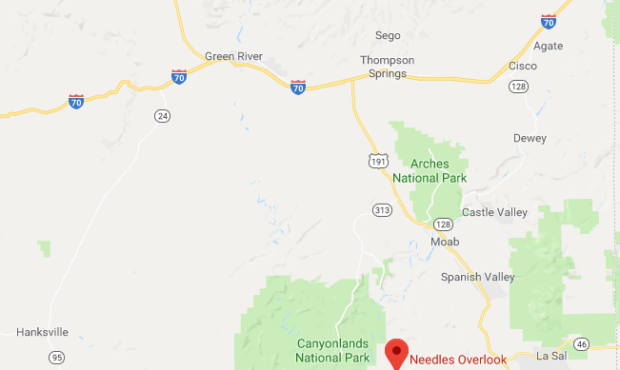 needles overlook plane crash moab...