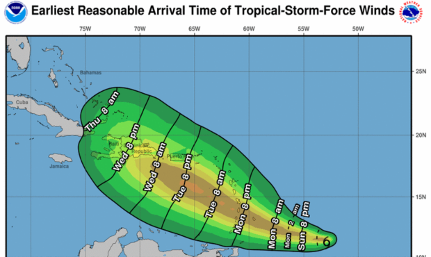 Picture provided by the National Hurricane Center....