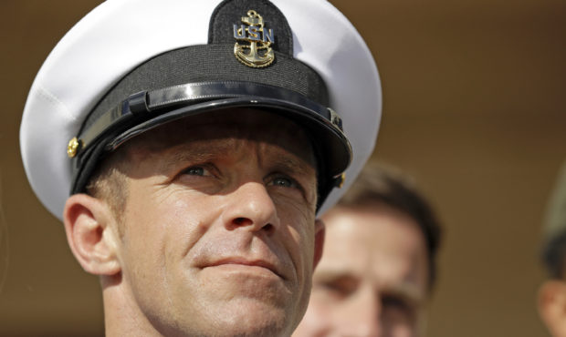 FILE -  July 2, 2019, file photo, Navy Special Operations Chief Edward Gallagher.  The attorney for...