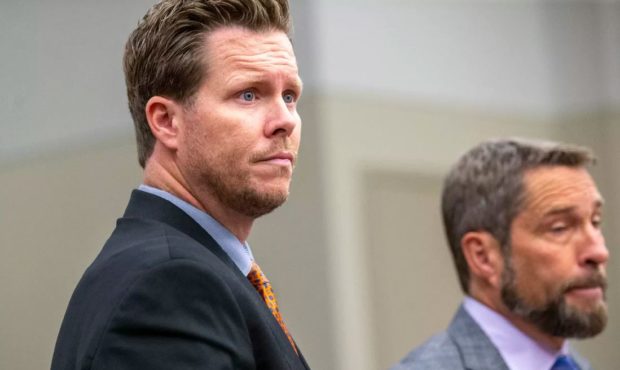 (Paul Petersen, left, with his attorney, Scott Williams.  Credit: Scott G Winterton, Deseret News)...