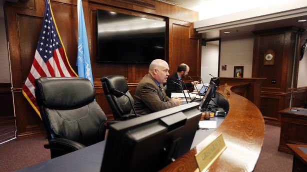 FILE Utah County Comission meeting in Provo from Tuesday, Dec. 12, 2017...