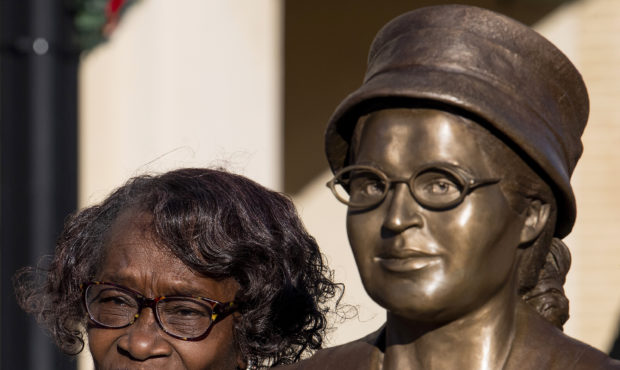 Mary Louise Smith, a plaintiff in the Browder vs. Gayle case that desegregated buses in Montgomery,...