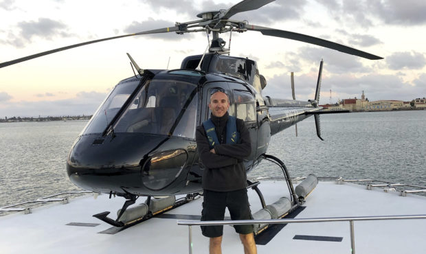 This undated photo provided by Group 3 Aviation shows helicopter pilot Ara Zobayan, who was at the ...