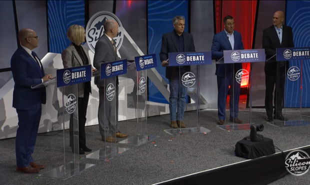 Six GOP candidates vying for Utah governor hosted their first debate Jan. 31 at the Silicon Slopes ...
