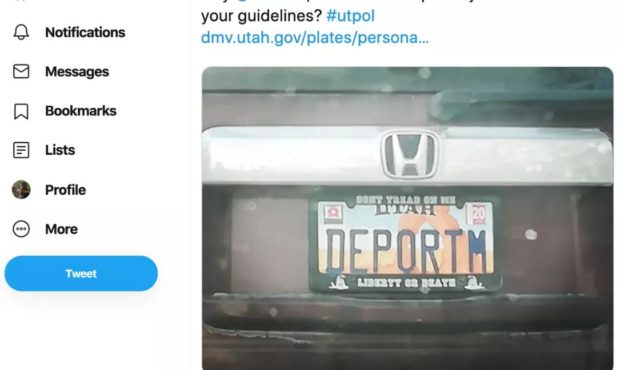 State officials asked to look into controversial license plate...