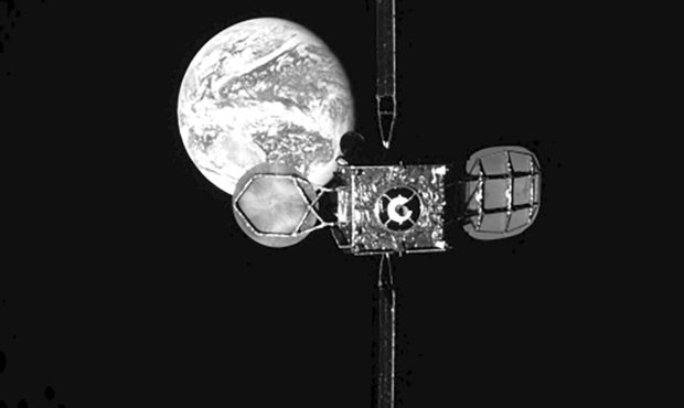 This Tuesday, Feb. 25, 2020 photo provided by Northrop Grumman shows the Intelsat 901 satellite as ...