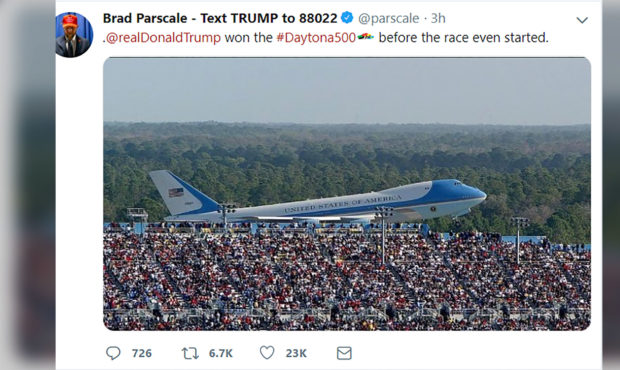 Air Force One Nascar...