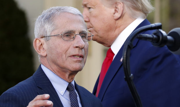 Dr. Anthony Fauci, director of the National Institute of Allergy and Infectious Diseases, takes the...