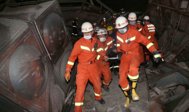 Coronavirus quarantine hotel collapses in China, trapping 70 people...