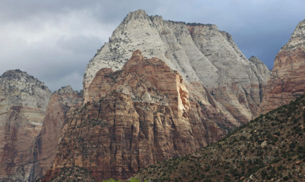 FILE - In this Sept. 16, 2015, file photo, Zion National Park is shown near Springdale, Utah. (AP P...