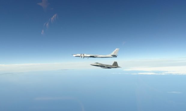 US fighter jets again intercept Russian military aircraft near Russia...