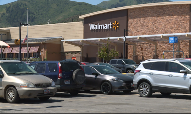 (Exterior of the Walmart in Park City.  Credit: KSL TV)...