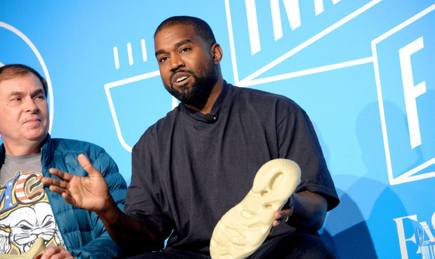 NEW YORK, NEW YORK - NOVEMBER 07:  Steven Smith and Kanye West speak on stage at the "Kanye West an...