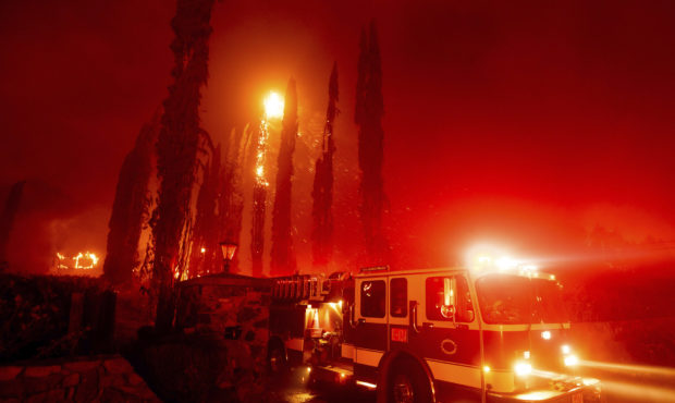 Wildfires rage in California...