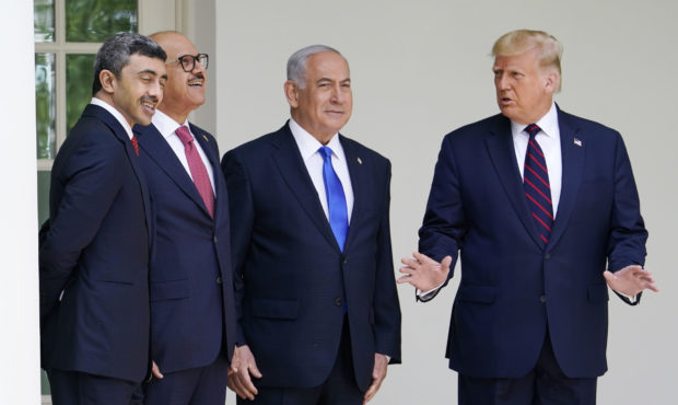 Trump Bahrain UAE peace Israel...
