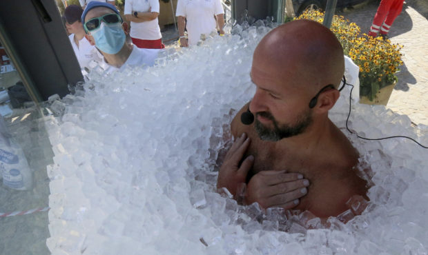 ice swimmer...