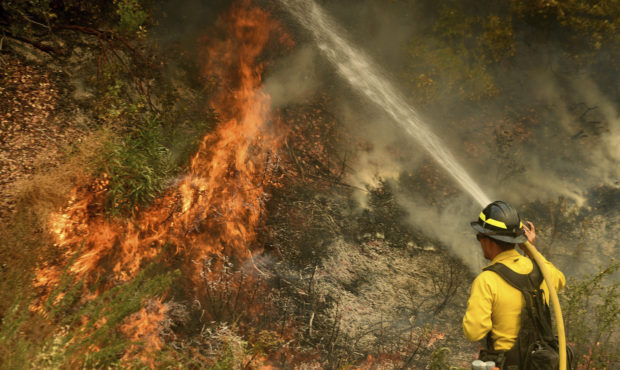gender reveal wildfire, Firefighters return home from battling wildfires in California and Oregon...