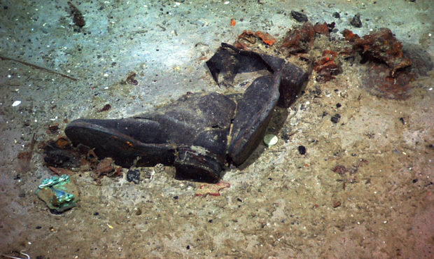 Titanic radio human remains...