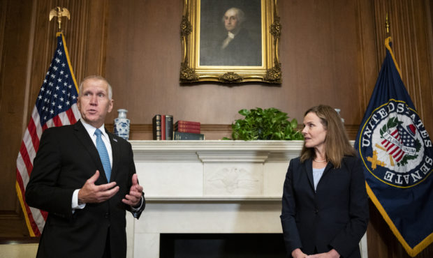 Virus spreads on panel handling Supreme Court nomination Amy Coney Barrett...