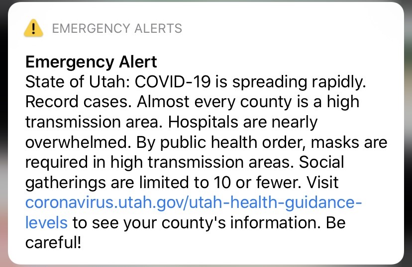 Department of Public Safety issues emergency alert for COVID cases ...
