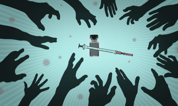 Who will be the first to get COVID-19 vaccines? AP Illustration/Peter Hamlin...