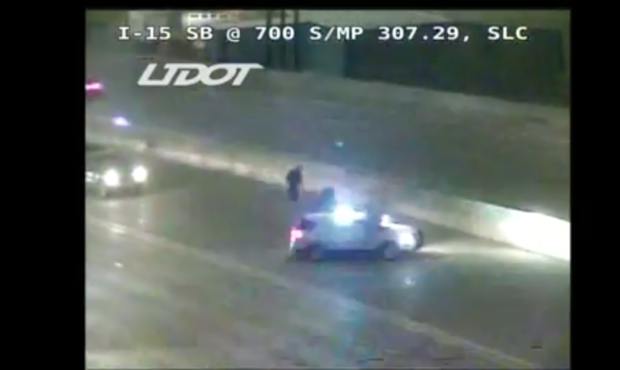 UHP trooper tackles man on freeway...