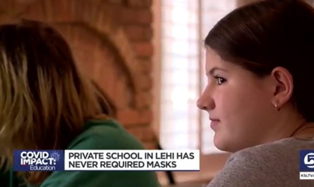 Lehi Charter School no mask requirement...