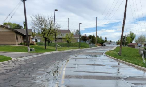 Oak Canyon Jr. High water leak...