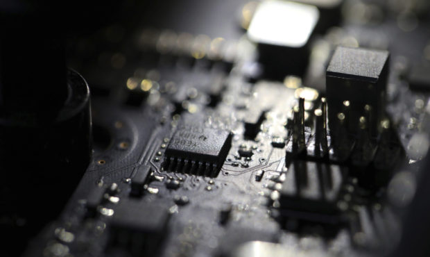 FILE - This Feb 23, 2019, file photo shows the inside of a computer in Jersey City, N.J. A ransomwa...