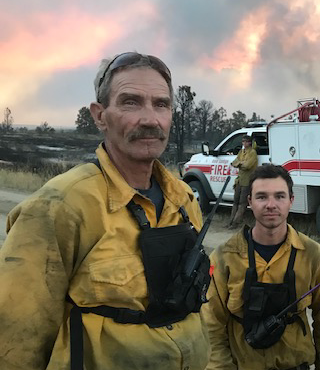 Injured Montana firefighter...