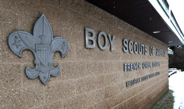 FILE - This Feb. 18, 2020, file photo shows the headquarters for the French Creek Council of the Bo...